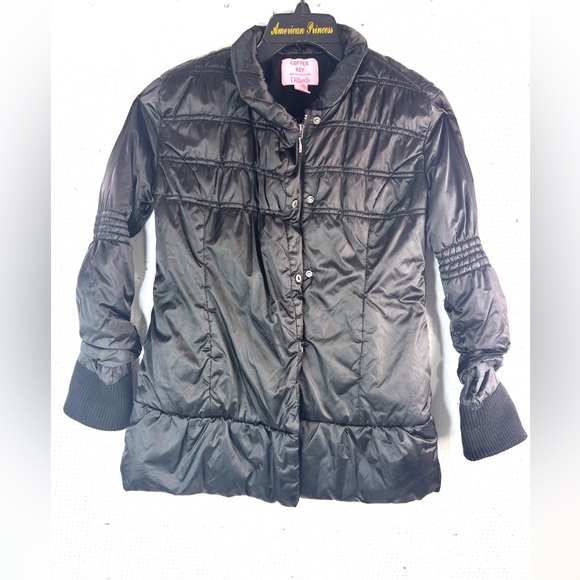 Copper Key Other - Copper Key 10/12 Girls Zip Snap Front Puffer Jacket in Black - Kids
